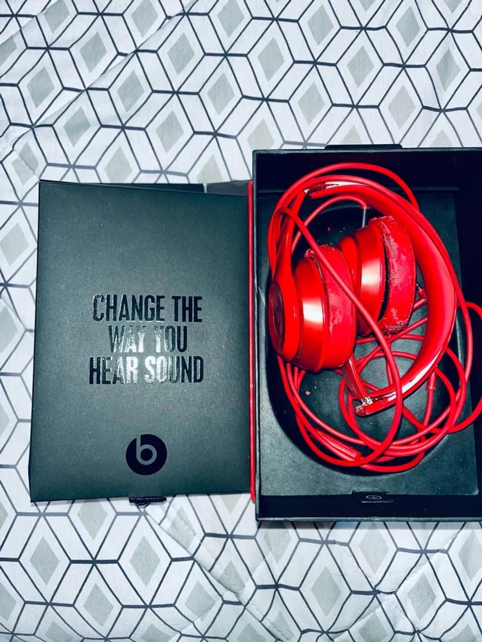 Fone de ouvido Beats Solo 2 RED - com defeito - Foto 3