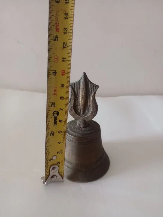 Sino antigo de metal - Foto 6