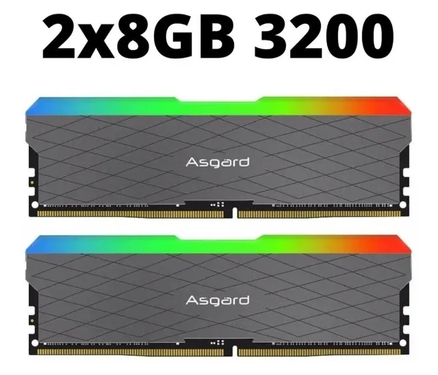 Memoria Ram Asgard Loki W2 Ddr4 16gb (2x8gb) 3200mhz Rgb