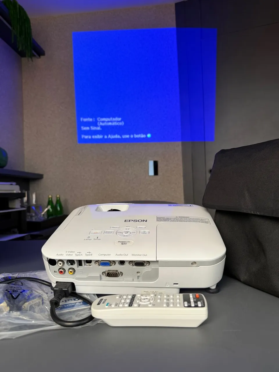 Projetor Epson nunca usado