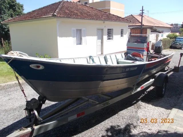 Barco Alumínio - Lancha Alumínio - Bote - Barco com Volante e Console - Barco - Voadeira - Foto 3