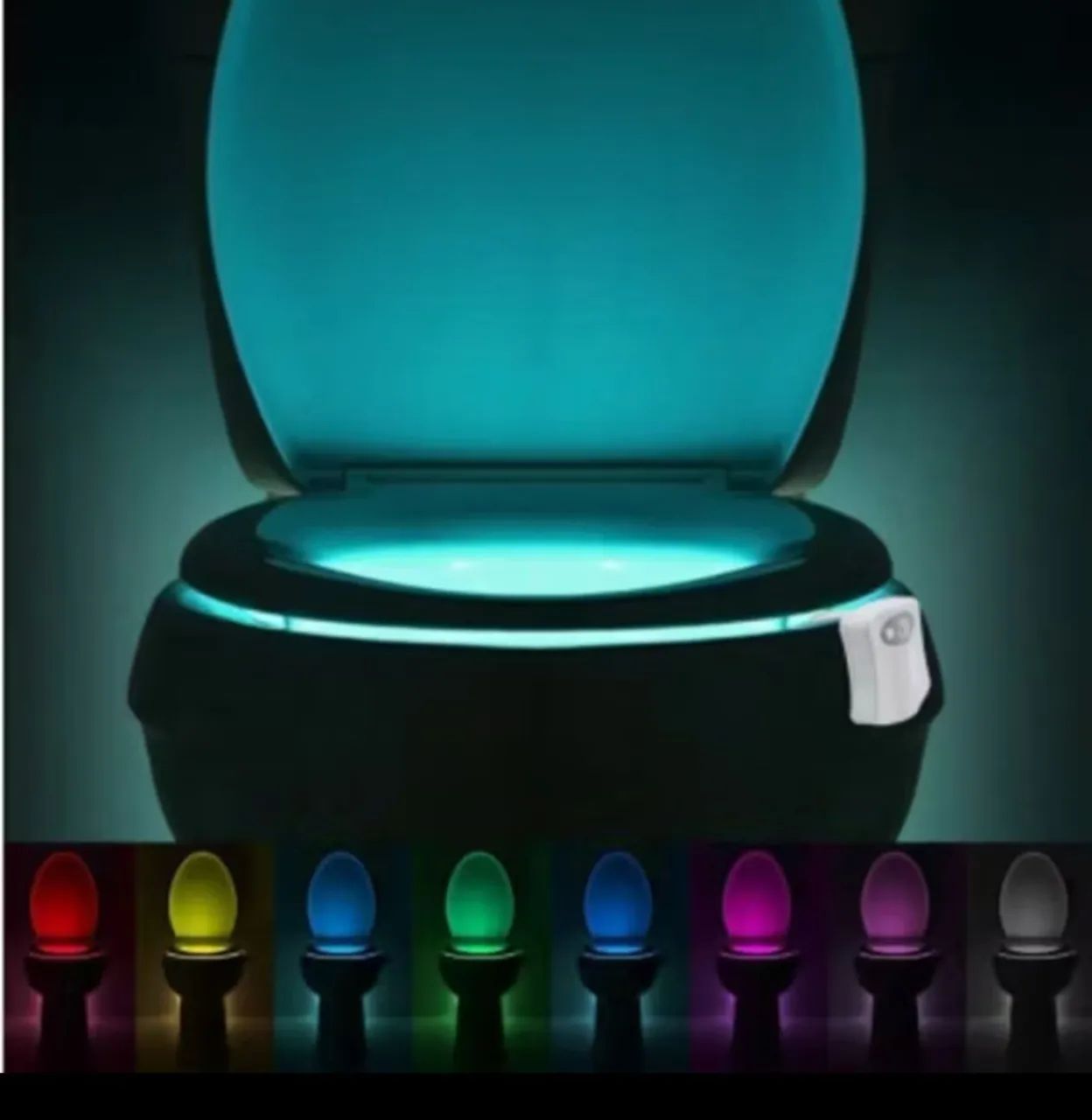 Iluminação para vaso sanitário. Seu banheiro com estilo