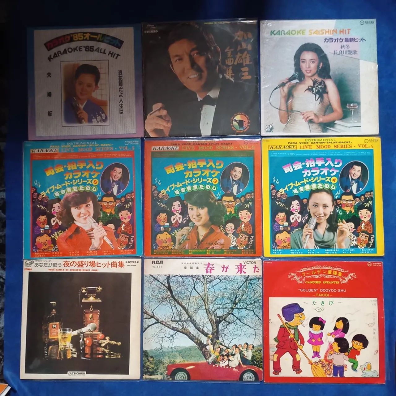 Discos de vinil Karaoke 80s - Coleção Japonesa Completa - Foto 2