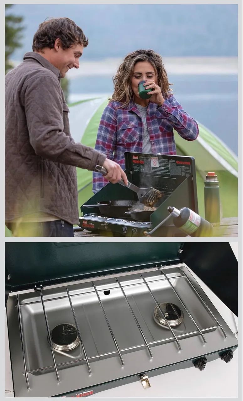 Fogão Coleman PerfectFlow 2 queimadores 20.000 BTU - Foto 5