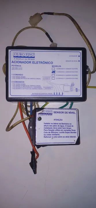 Acionador Eletrônico para Bomba - Ouro Fino