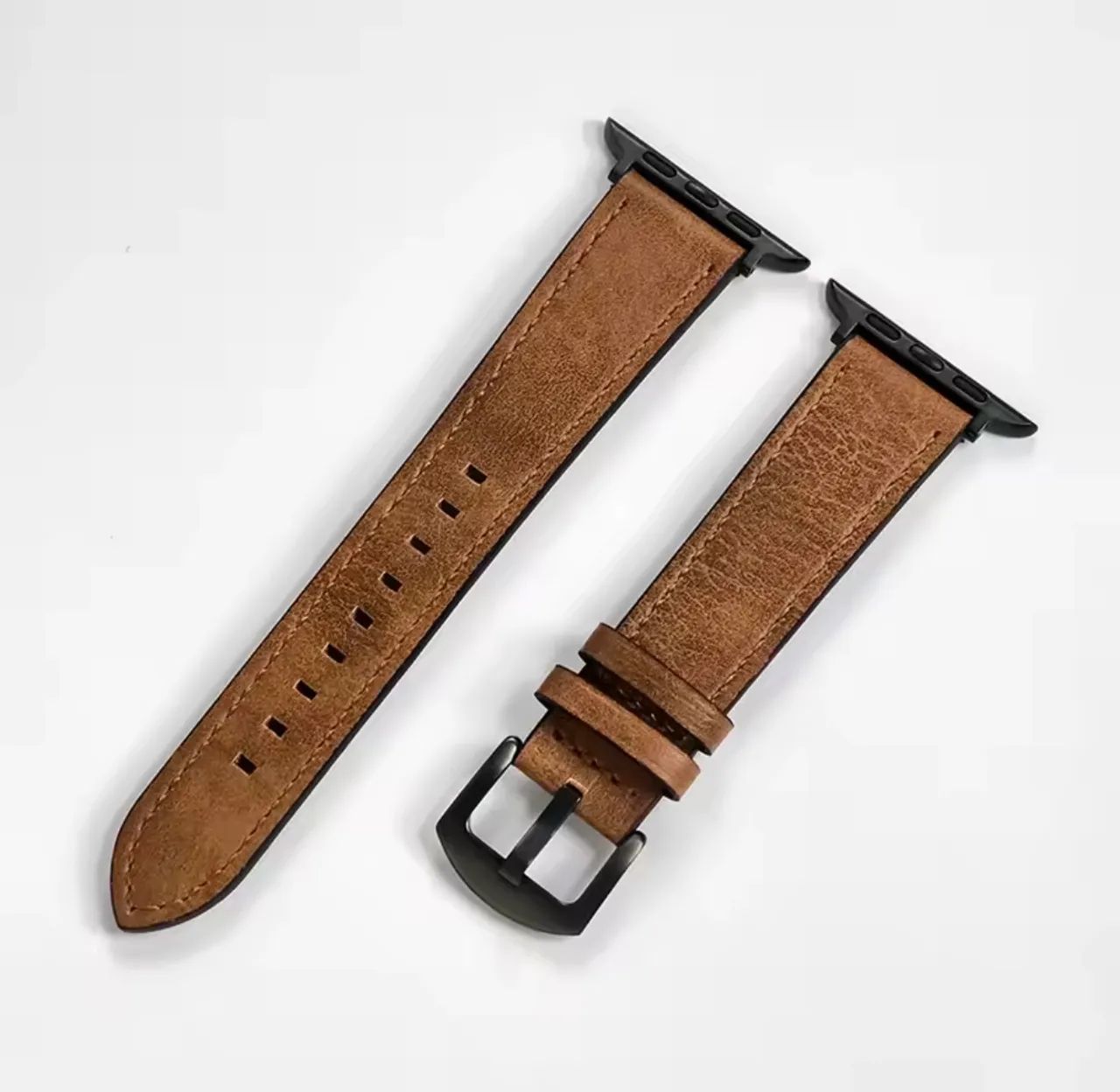 Pulseira para Apple Watch Couro Sintético 42, 44, 45 e 49mm - Foto 2