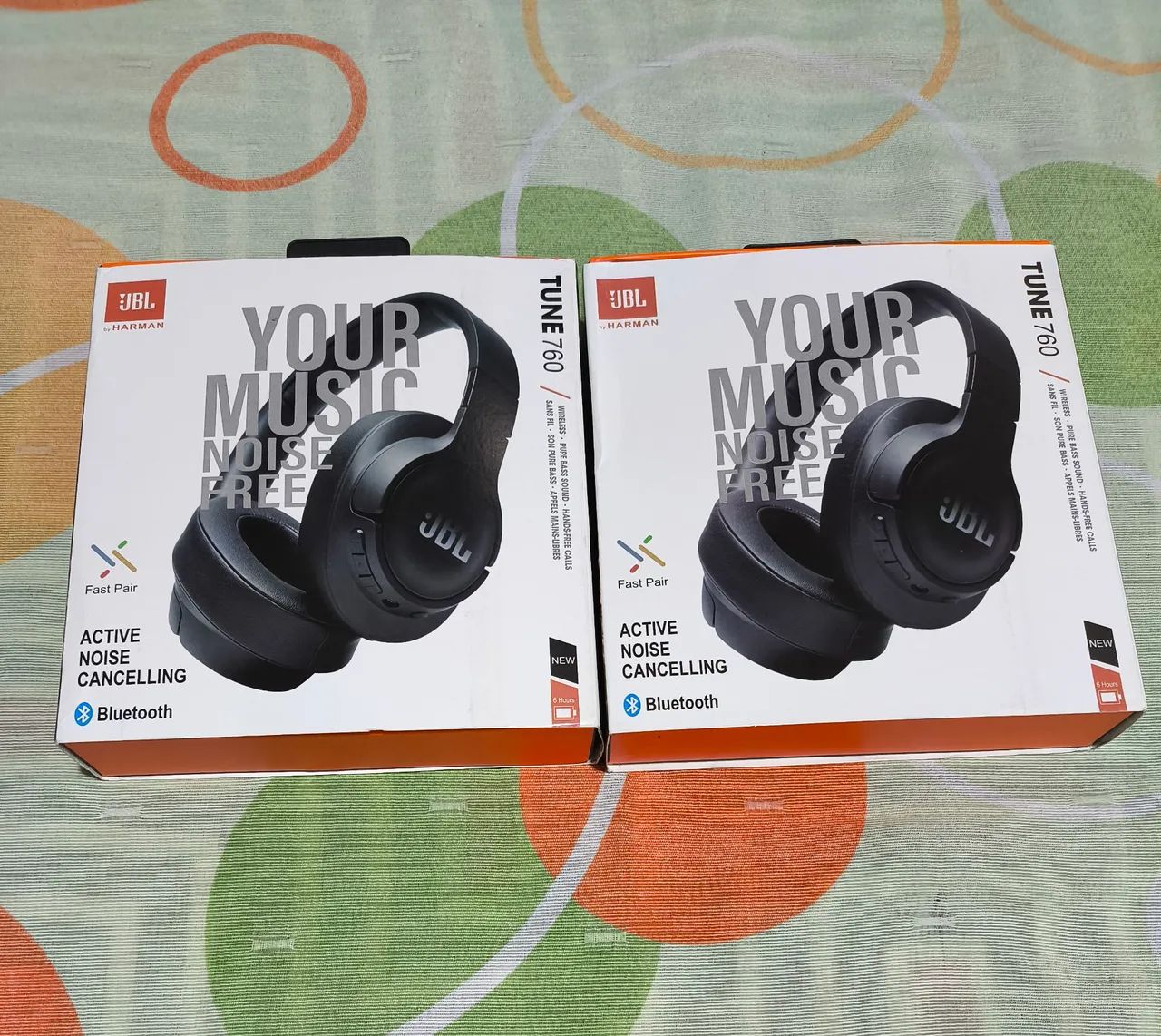 Fone de Ouvido JBL Tune 760 - Rosa e Vermelho 