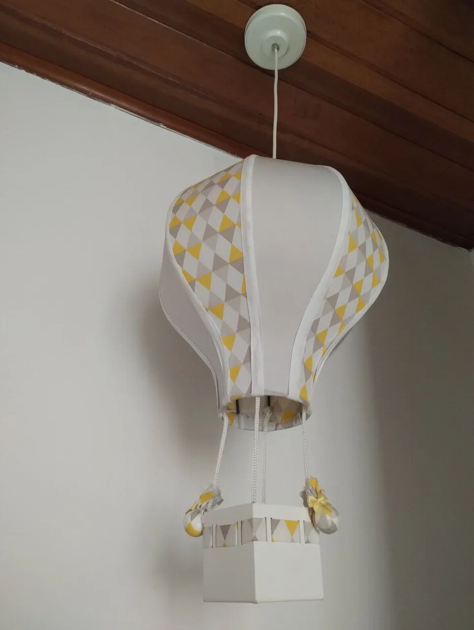 Luminária de balão para quarto de bebê