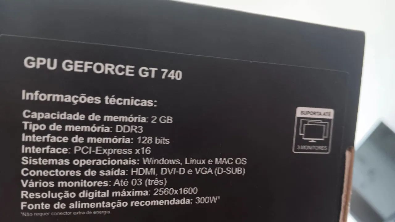 Placa de Vídeo NVIDIA GT 740 2GB - Foto 2