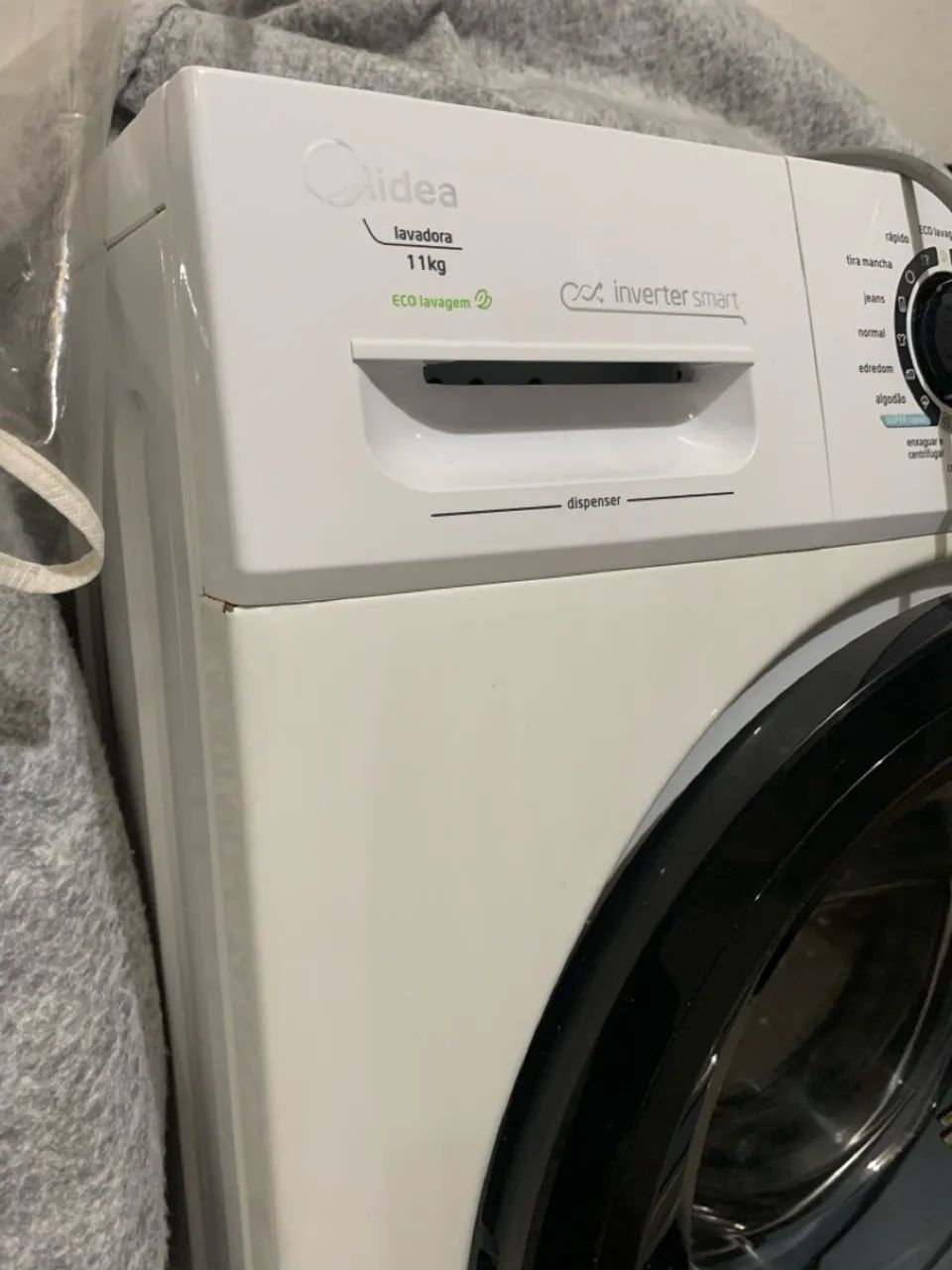 MÁQUINA PARA ARRUMAR - Máquina de Lavar Midea 11kg - Inverter Smart  - Foto 2