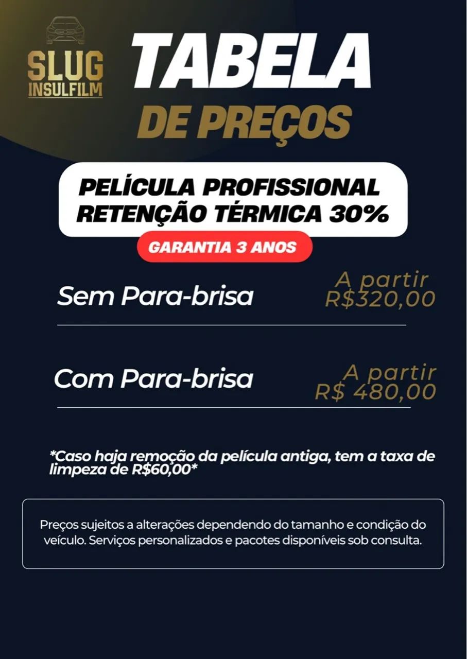Películas para carros - Proteção UV e Calor - Foto 2