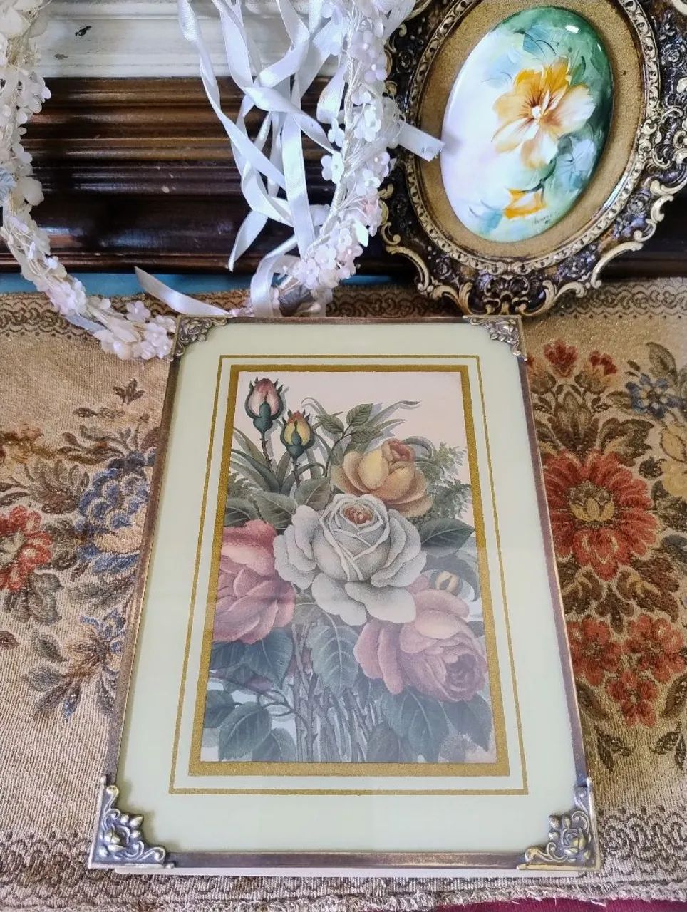 Antiga caixa decorativa de madeira  - Foto 4