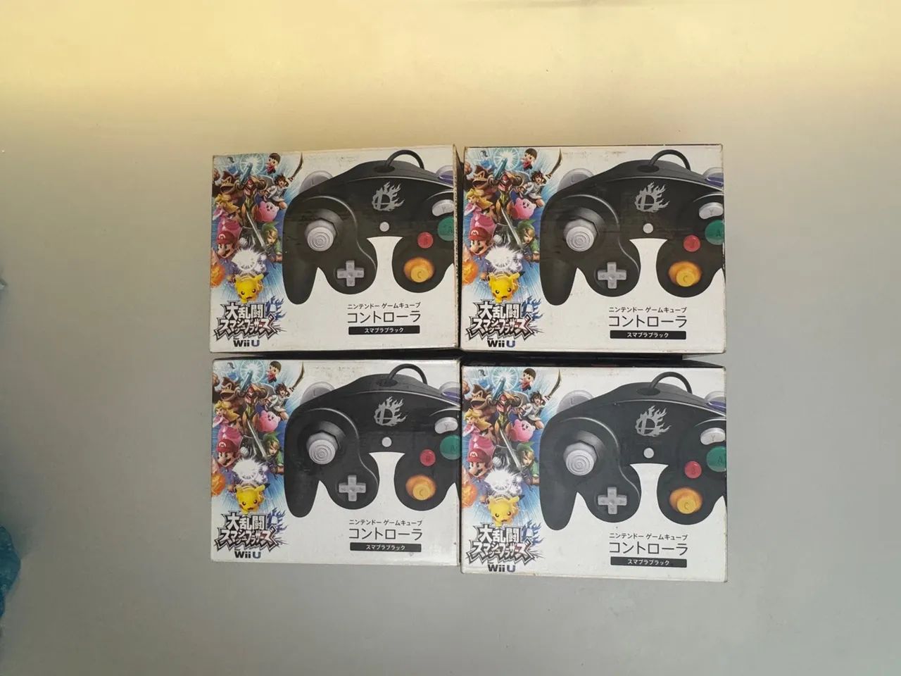 4 Controle GameCube Smash Bros Wii U - Novo