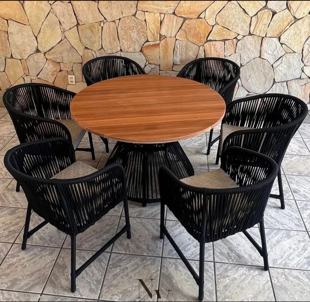 Conjunto realeza Na corda náutica  - Foto 2