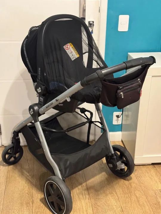Carrinho de Bebê Maxi Cosi Anna 2 com Bebê Conforto - Impecável - Foto 2
