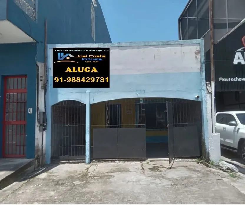 Alugo imóvel para fins residenciais ou comerciais, com quintal e garagem