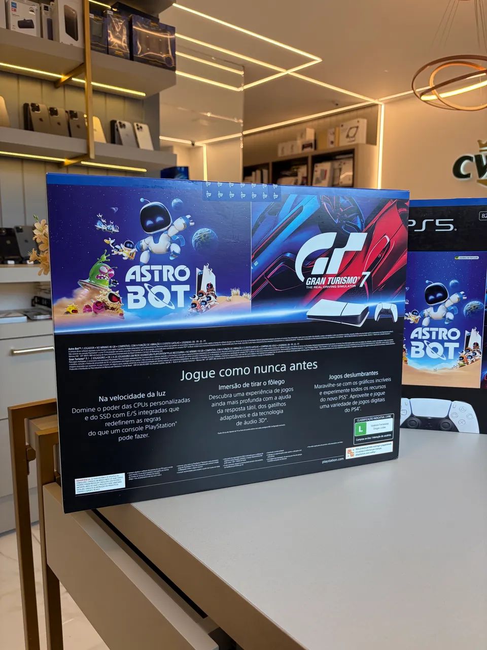 PS 5 Digital com 2 Jogos e 1 Controle  - Foto 2