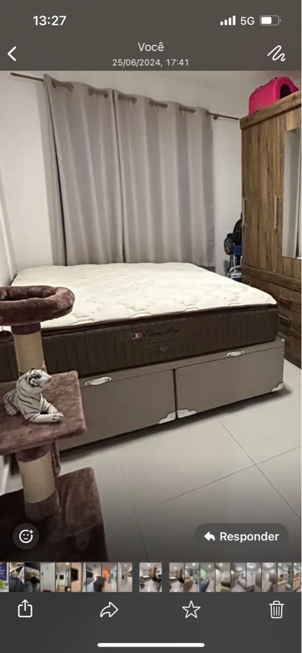 Cama Box Casal com Colchão de Qualidade