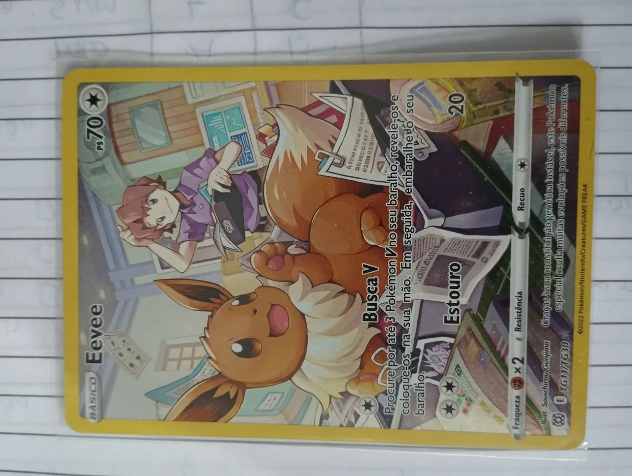 Carta Pokémon Eevee tg