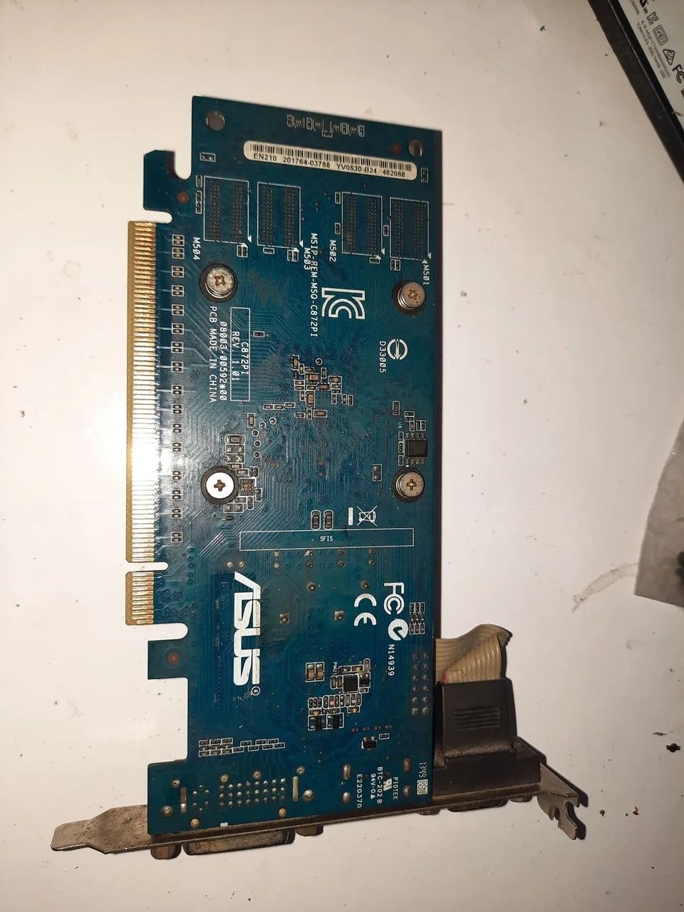 Placa de video Pci Asus Gforce En210 - Foto 4