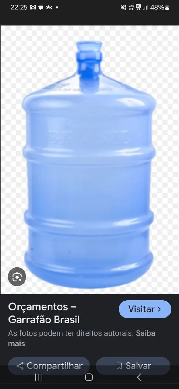 Galao de Água mineral  20 litros 