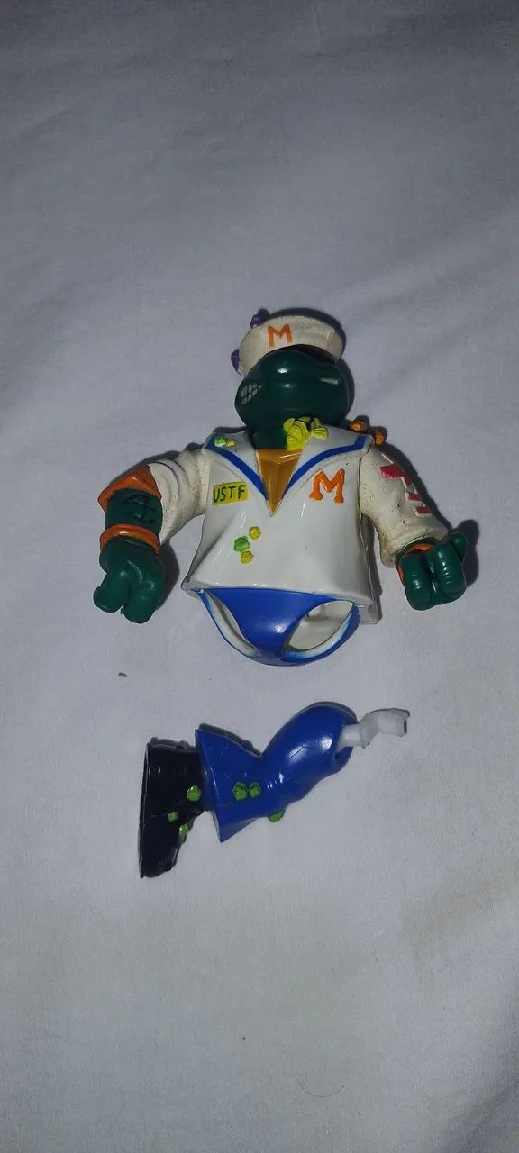 Boneco quebrado tartaruga ninja playmate 1991