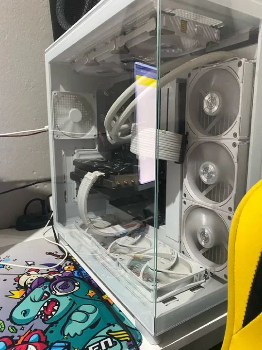 CPU Gamer Branco Completo com RGB - Foto 3