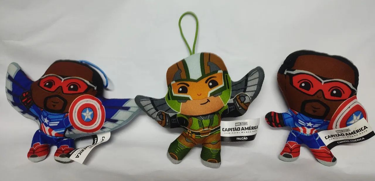 Bonecos Pelúcia Capitão  América MC Donald's (usado) - Foto 3