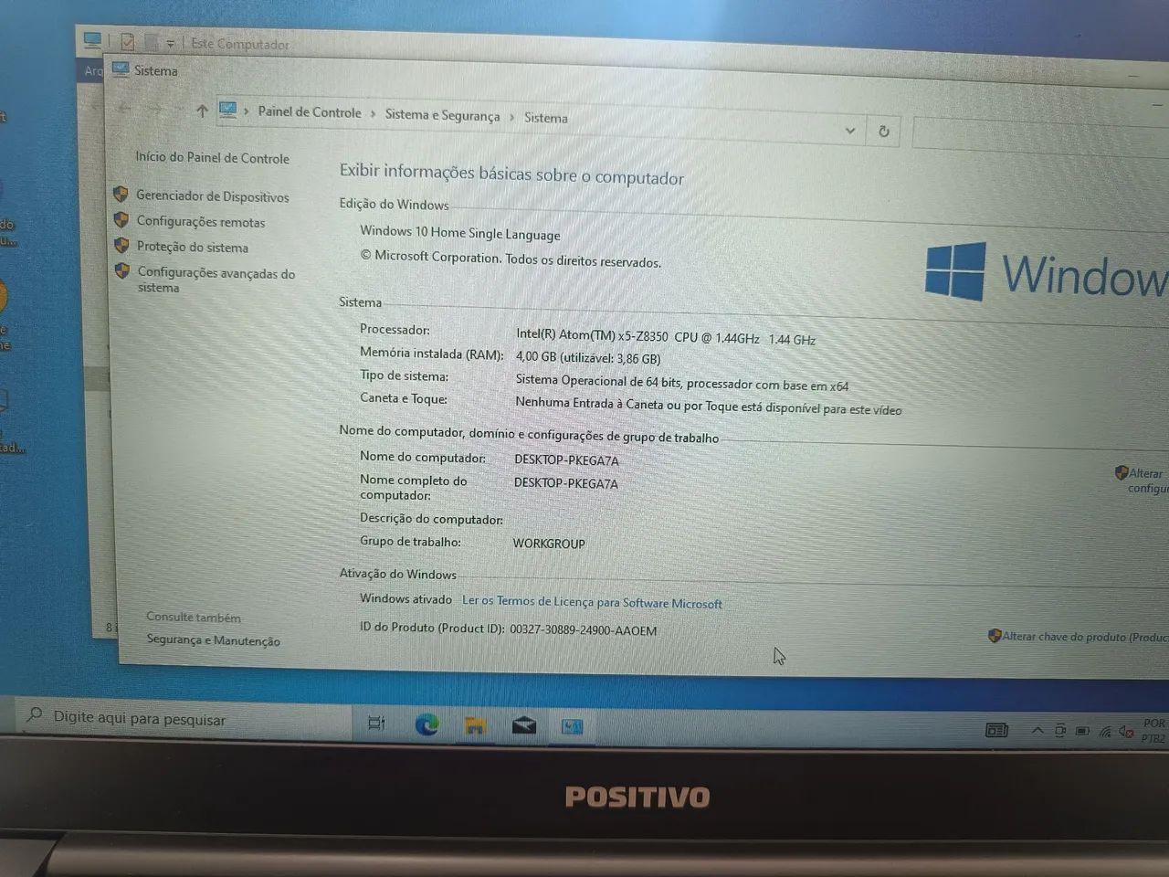 Notebook Positivo - Tela 14 polegadas - Foto 4