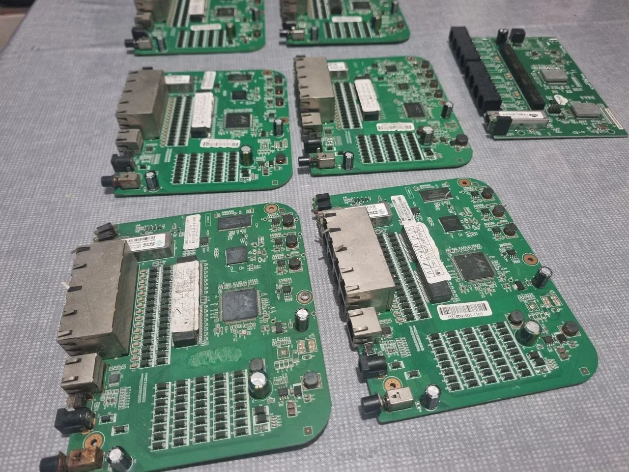 7 Placa Pac Pon 10/100 8 portas