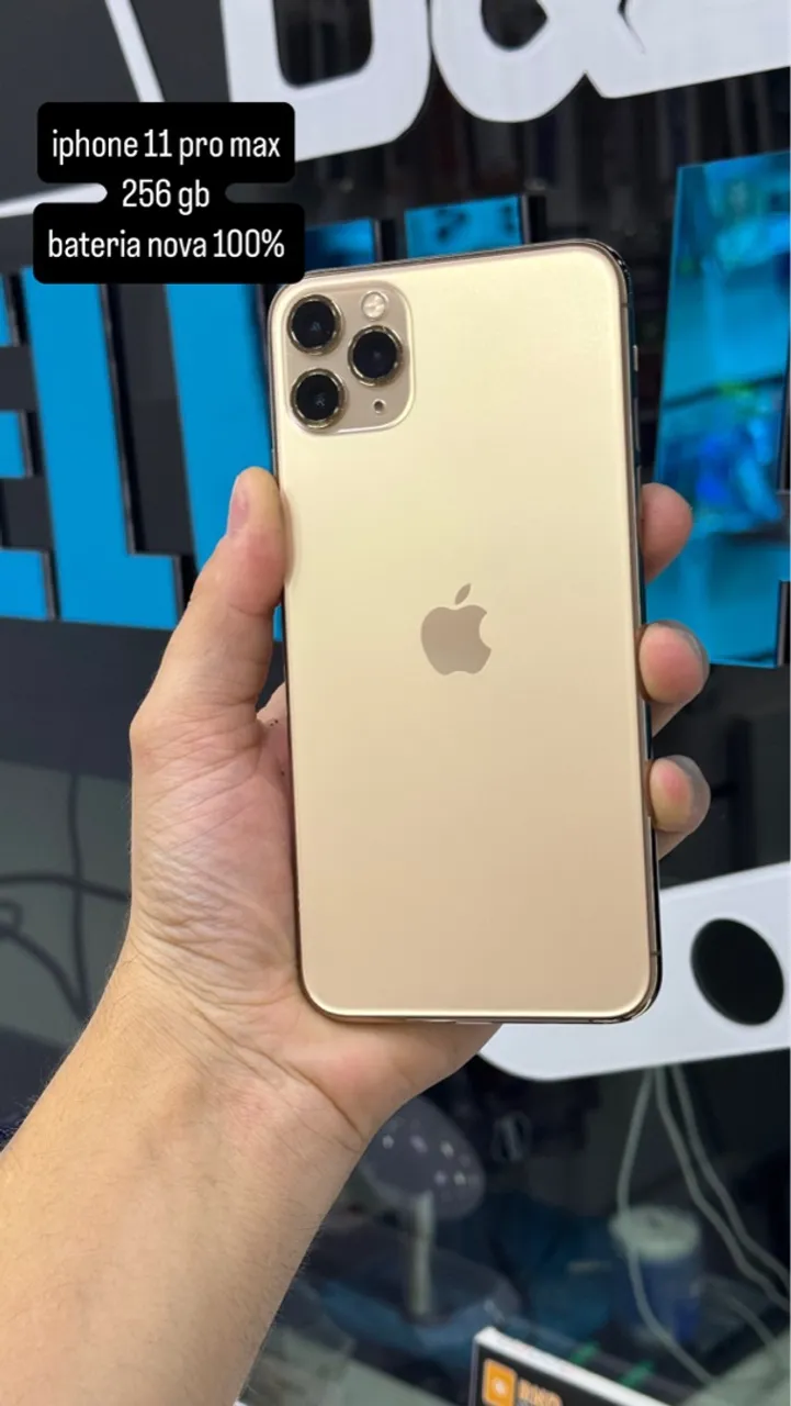 iphone 11 pro max 256 gb tudo 100%