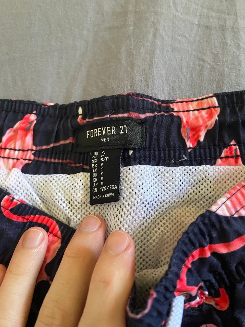 Short Praia Estampado Flamingo P - Foto 2