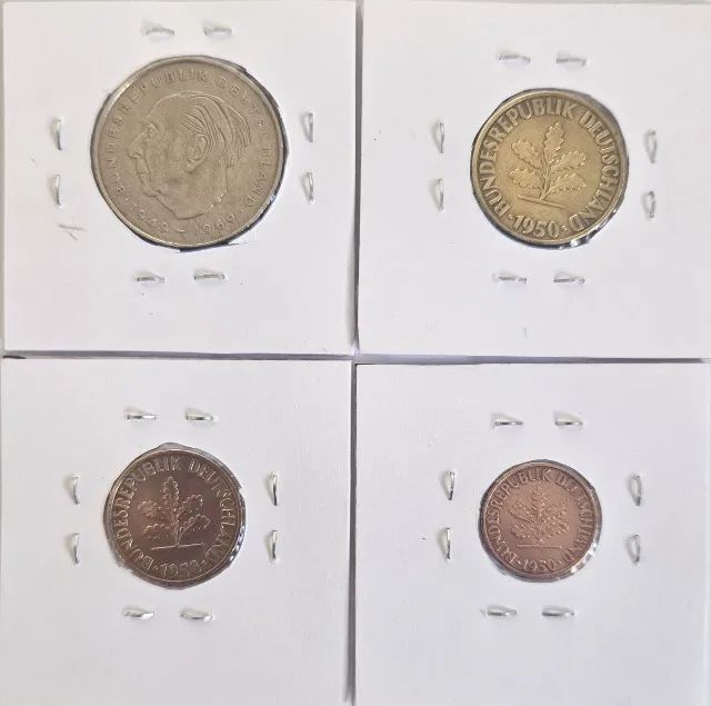 Kit Moedas Colecionadores Alemanha - 1950 - 1958 - 1971 - Foto 2