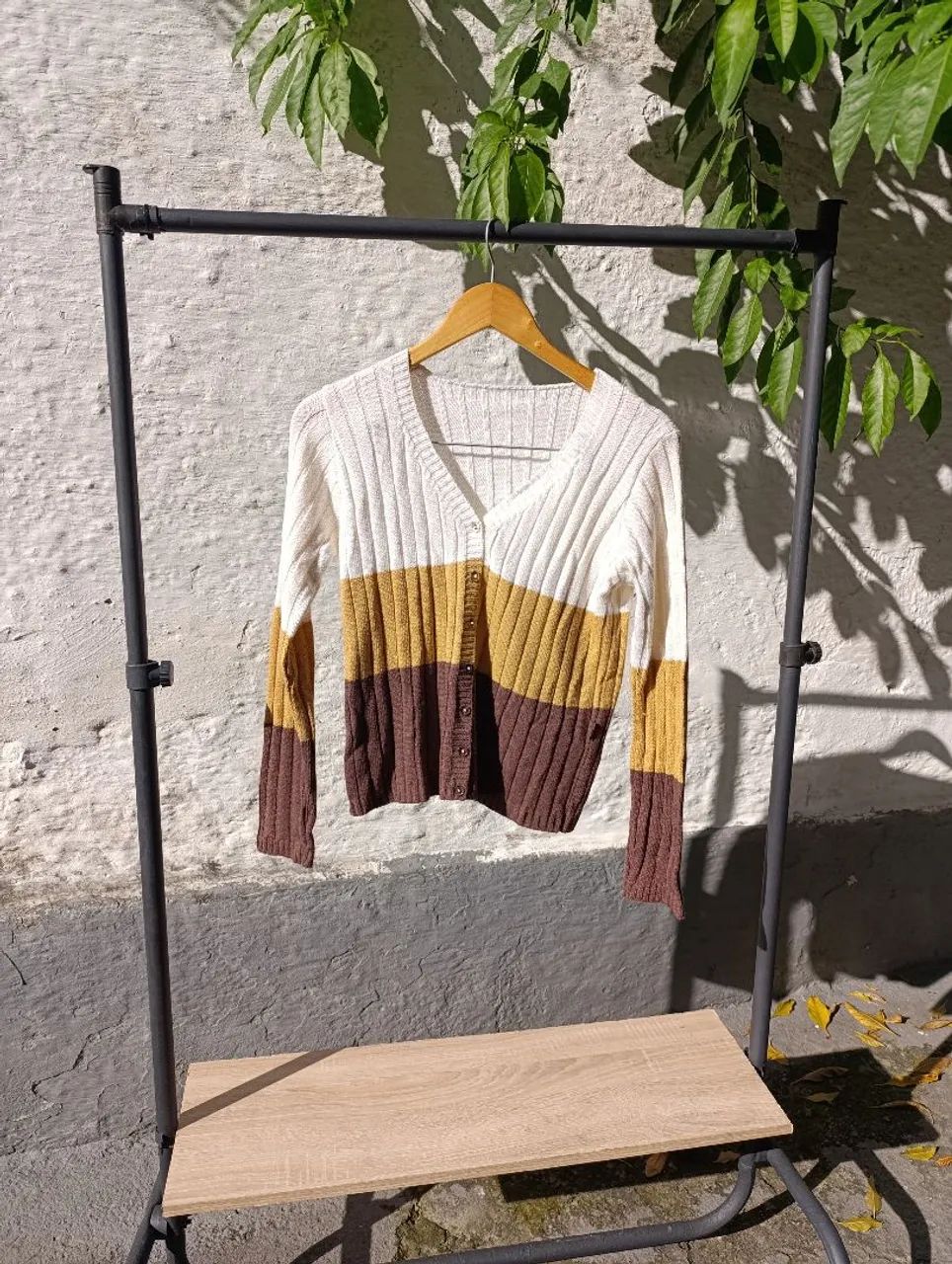 Cardigan Tricot Color Block