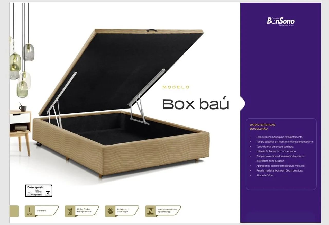  Box Baú com Estrutura de Madeira de Reflorestamento blindado 