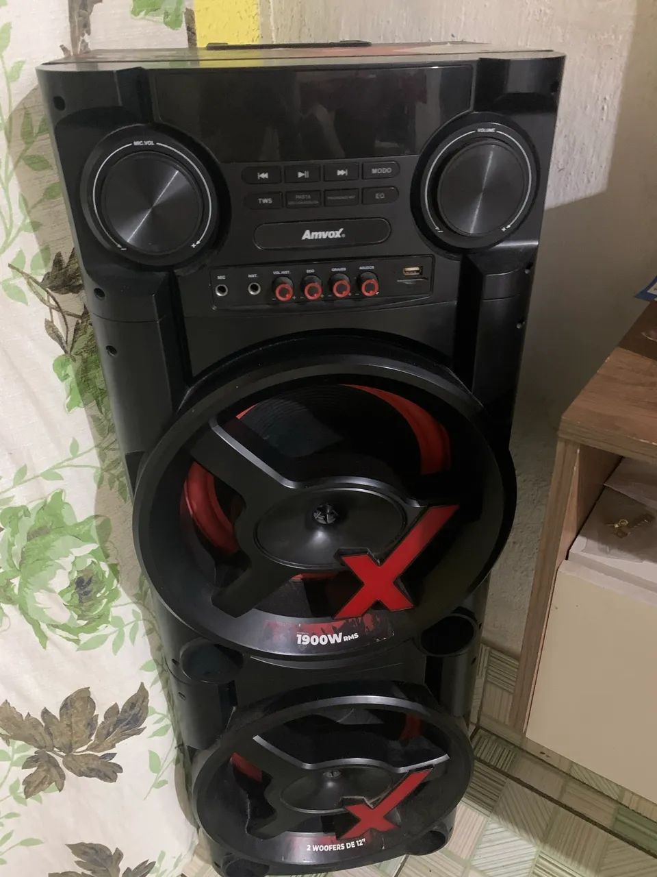 Caixa de som 1900 w