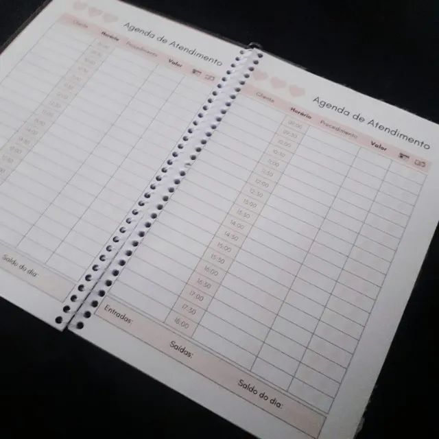 Agenda Personalizada para Controle de Atendimentos de Clientes - Foto 2