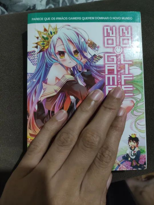 No Game No Life volume 1 é light novel não é mangá Leia a descrição <br>Série de light novel