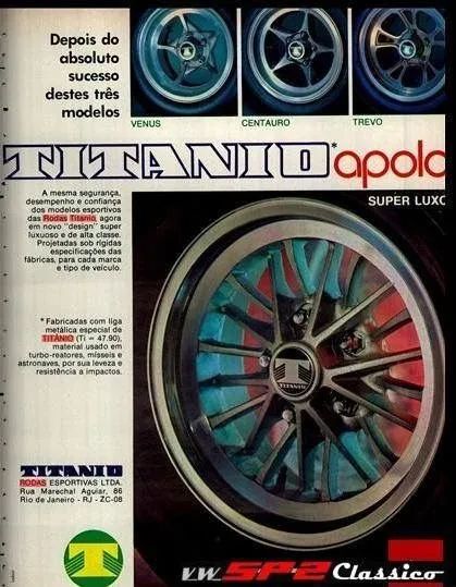 Rodas liga de época Opala Maverick Titânio - Foto 2