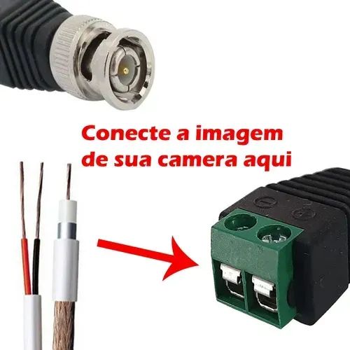 Conector Bnc Macho Borne Parafuso P/  Camera De Cftv    unidade  - Foto 2