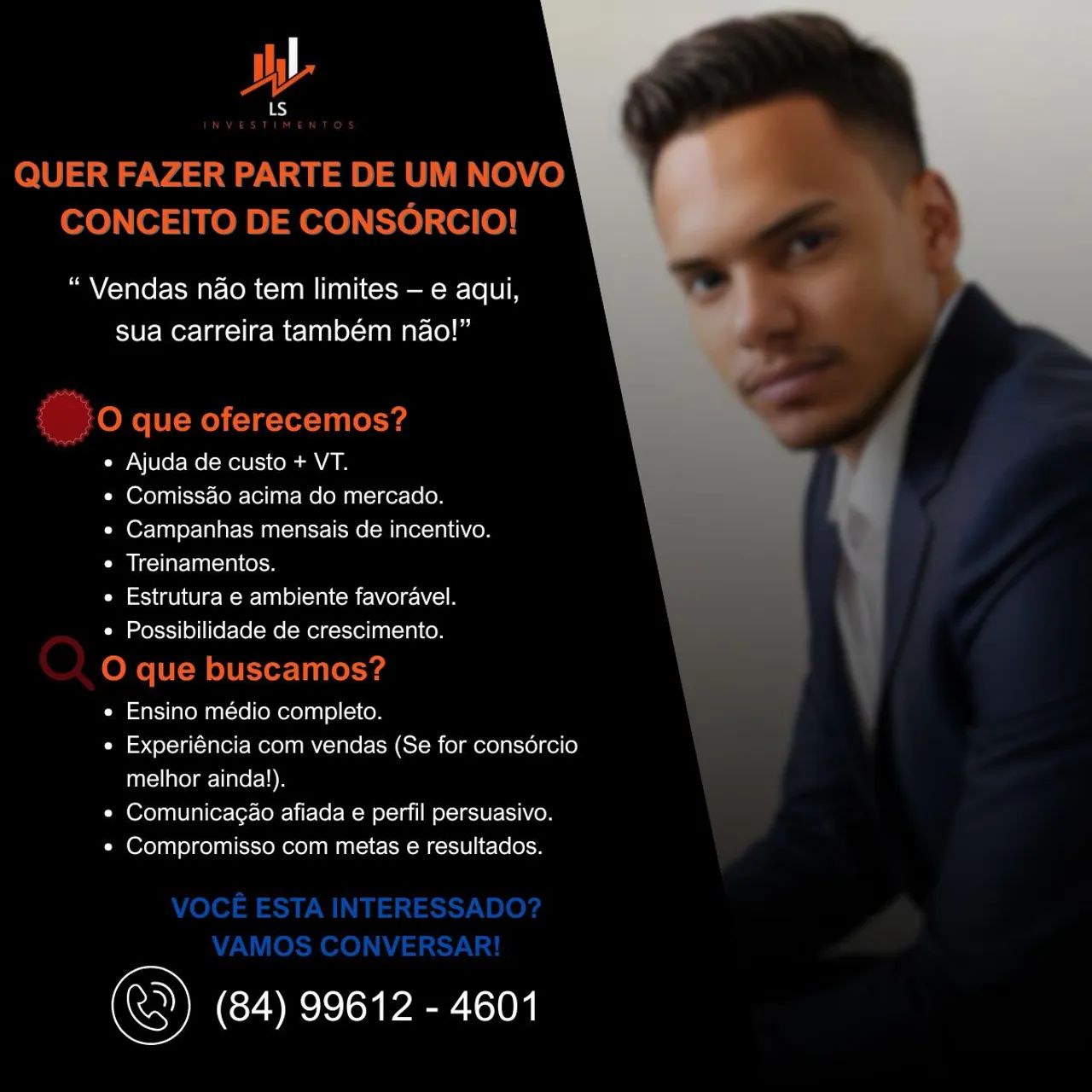 VAGA - CONSULTOR DE VENDAS
