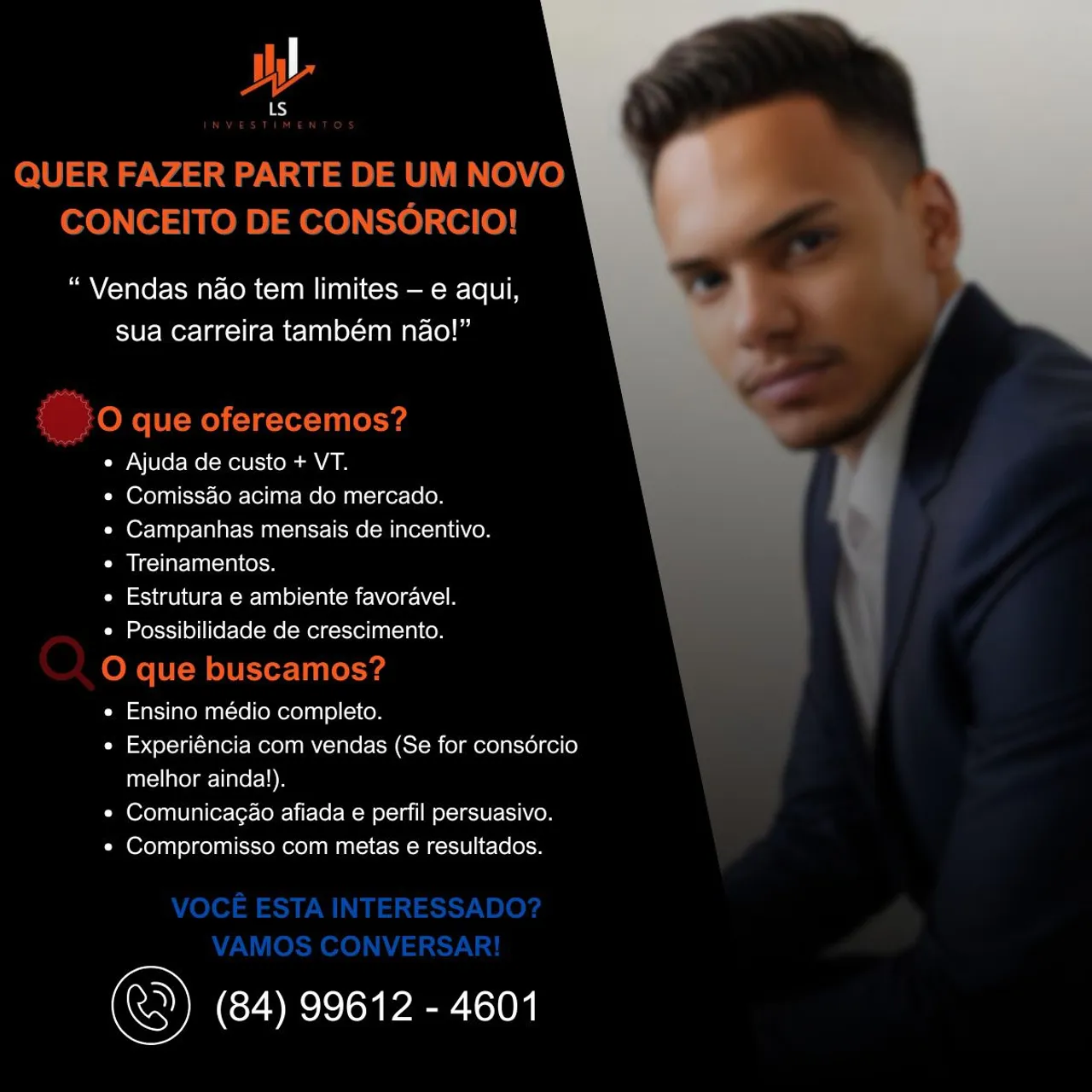 VAGA - CONSULTOR DE VENDAS