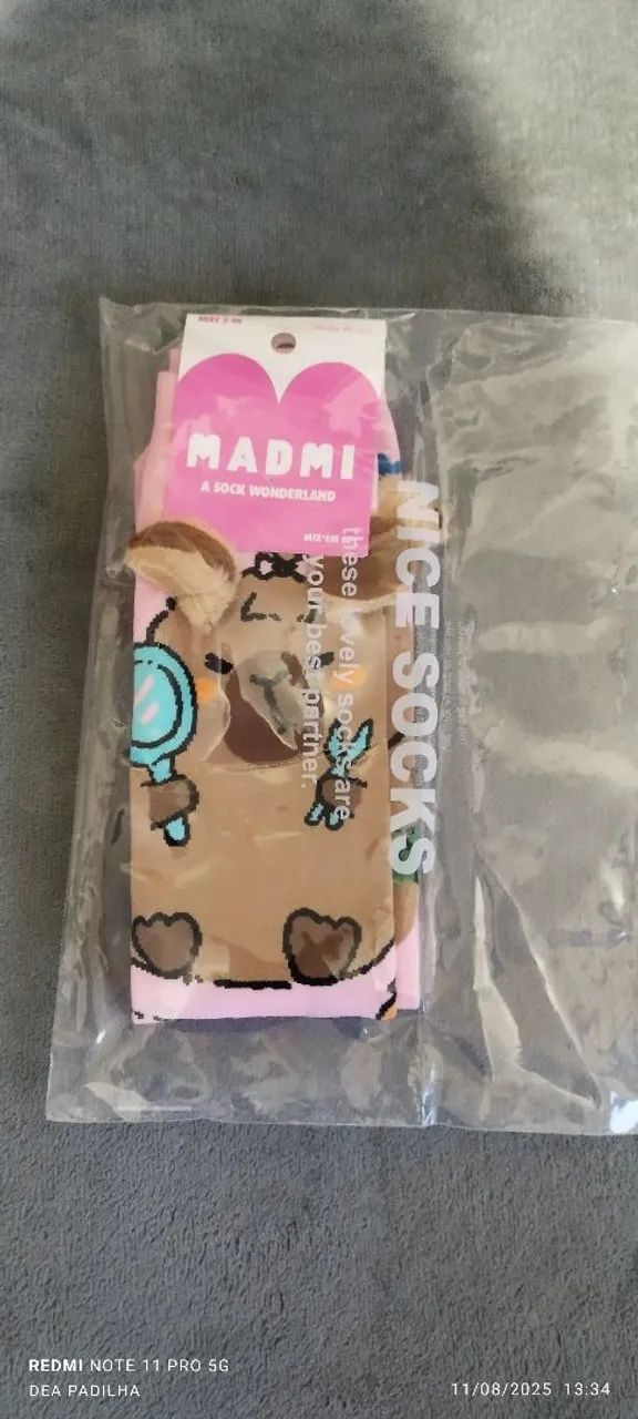 Meias Nice Socks Tik-Tok Importada  - Foto 4