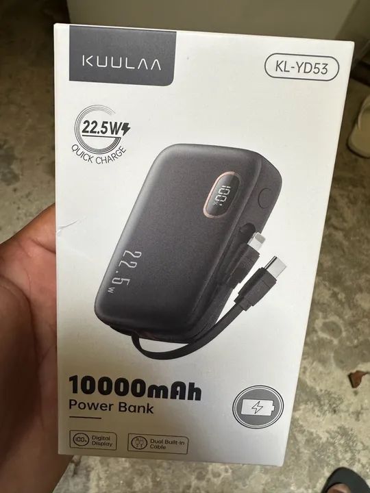 Power Bank Kuulaa 10.000 Mah Quick Charge 22.5w Kl-yd53 Lacrado 