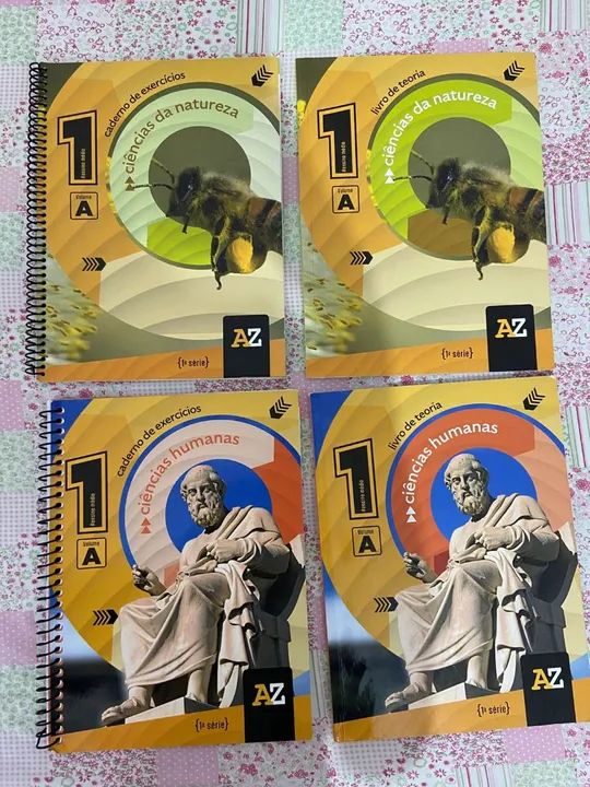 Livros e Cadernos Didáticos 1º Ano - AZ Editora - 1ª Série - Foto 2