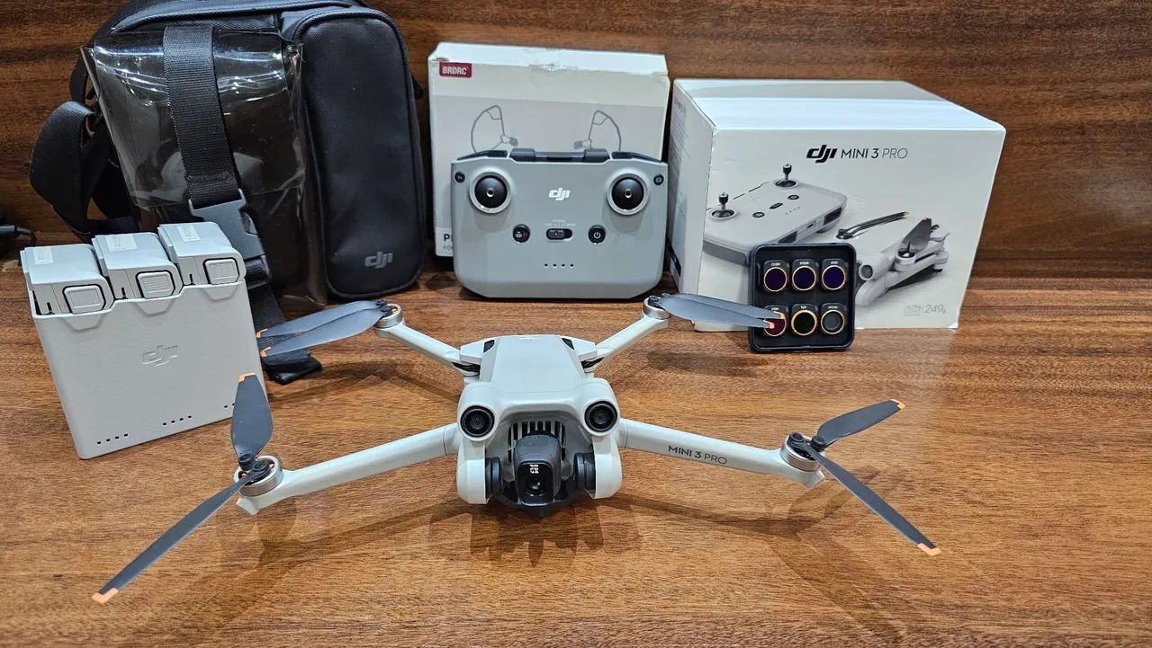 Drone DJI Mini 3 Pro - Completo + Acessórios - Excelente Estado!