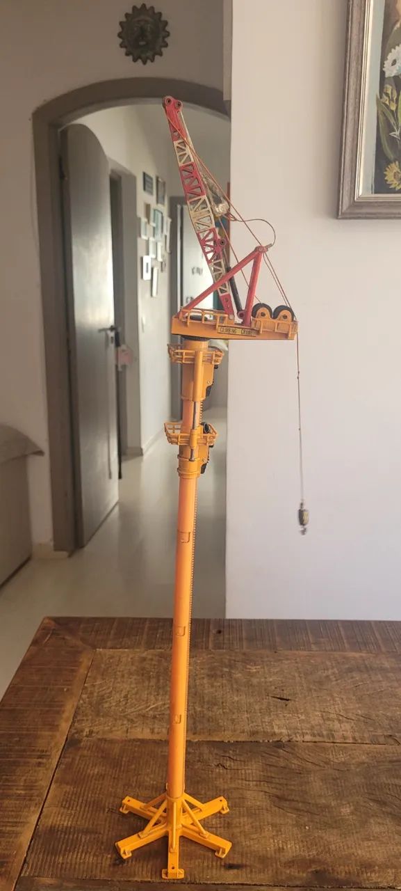 Guindaste brinquedo antiguidade Sinsei Hitachi