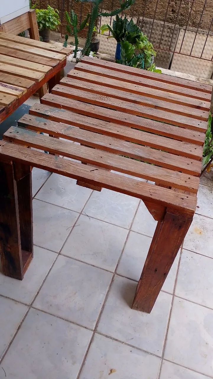 Mesa de palet 1,09 x 0,72 - Foto 2