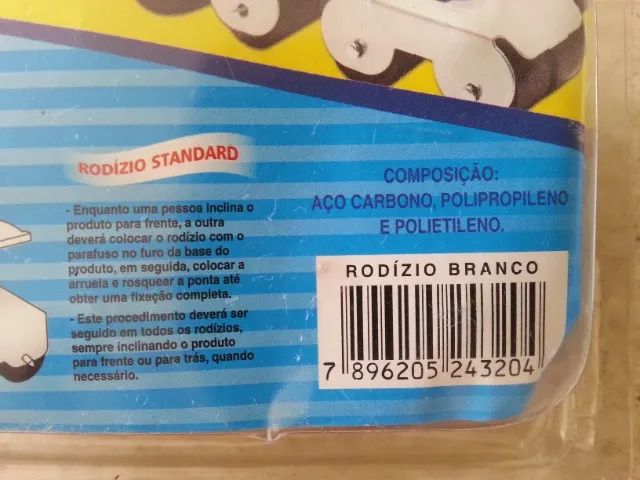 Rodízio para Fogão/Refrigerador/Freezer marca Secalux cor Branco - Foto 4