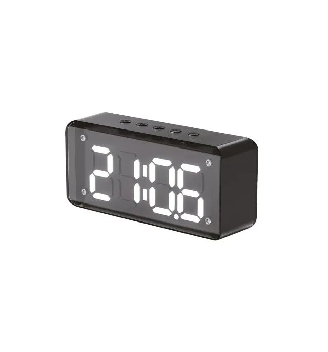 Caixa de Som Bluetooth Com Relógio Digital Grasep 8w - Loja Coimbra Computadores - Foto 2